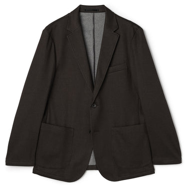 Printed Jersey Brown Jacket
