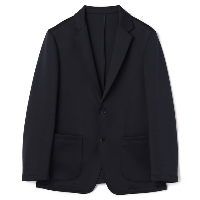 Jersey Navy Blue Plain jacket