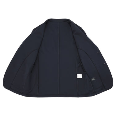 Jersey Navy Blue Plain Jacket_07