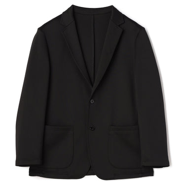 Jersey Black Plain Jacket_03