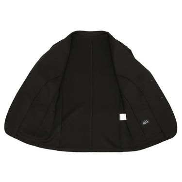 Jersey Black Plain Jacket_07