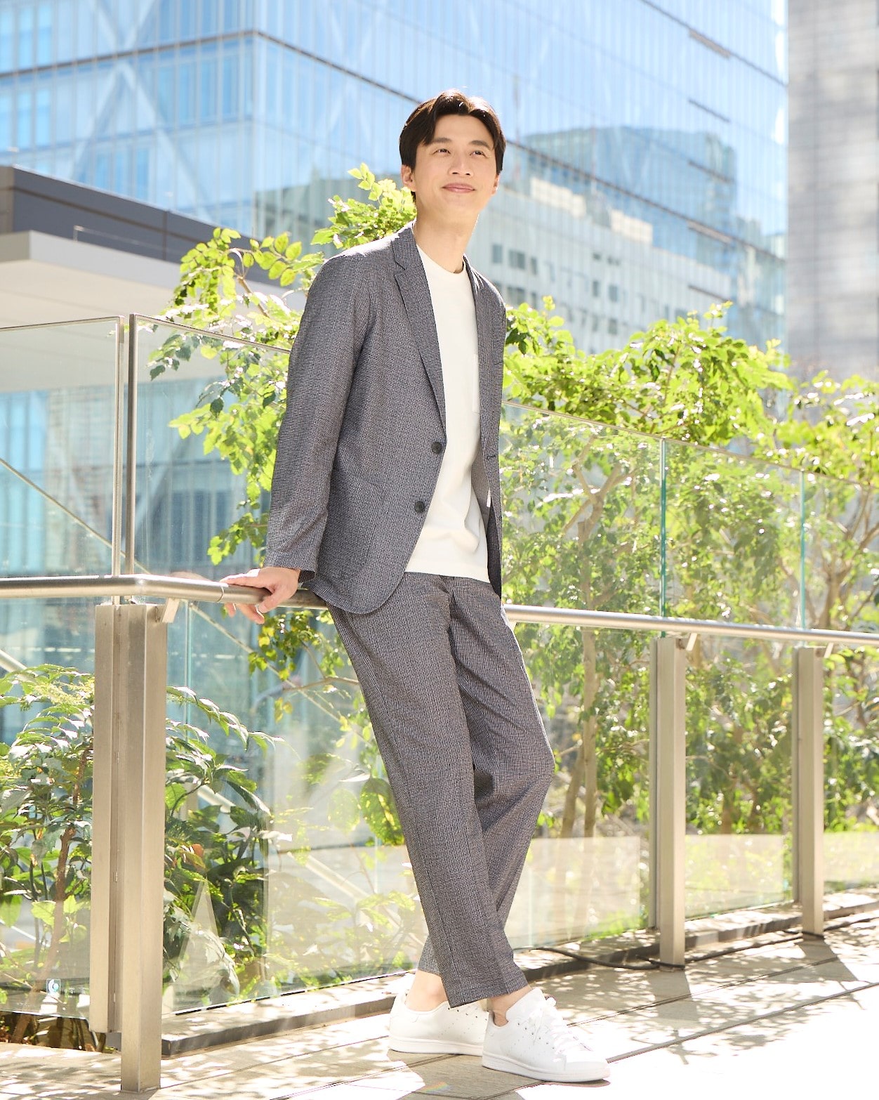 Pajama Suits Aircool Print Mesh Jacket - Navy_03
