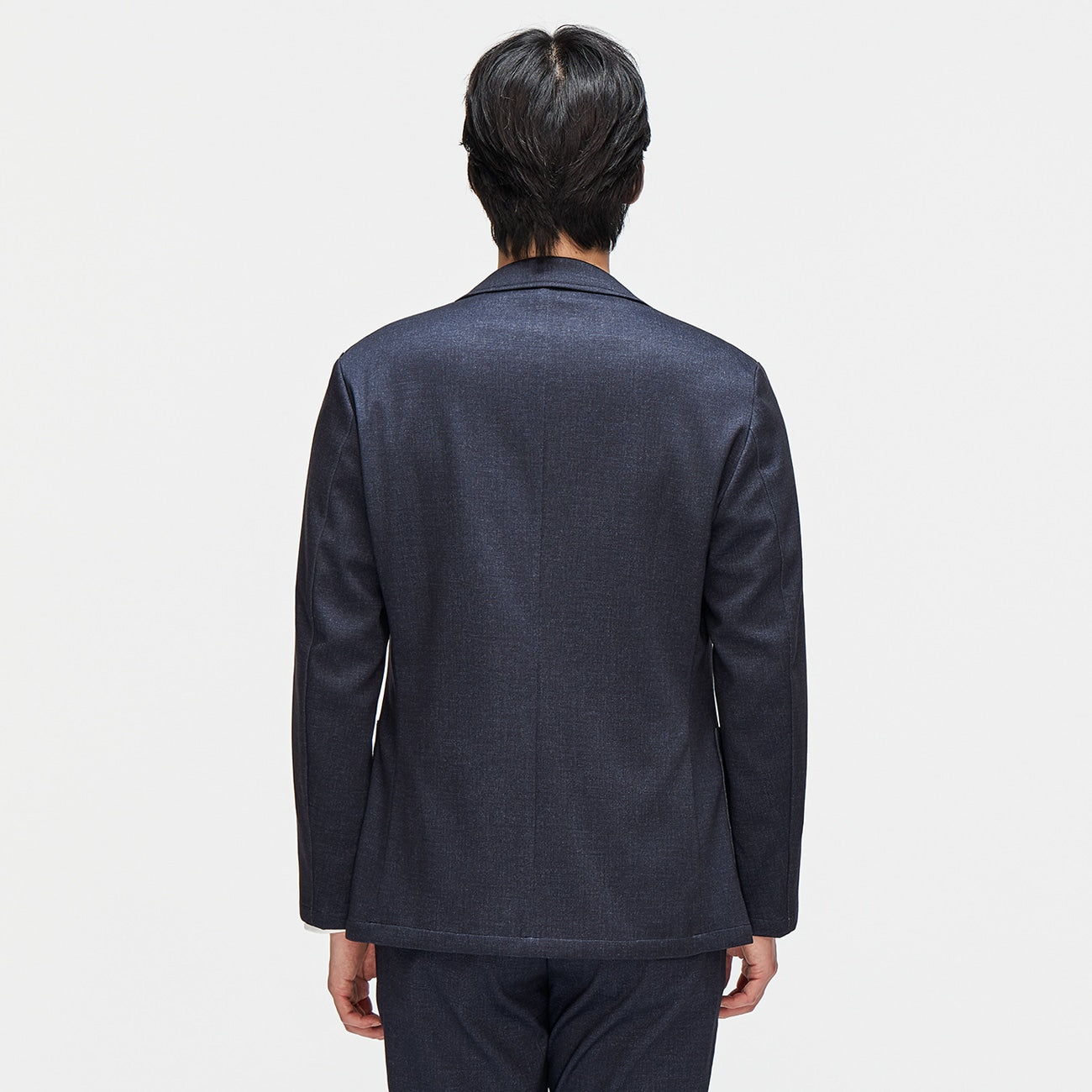 睡西裝 Printed Jersey外套 -深藍