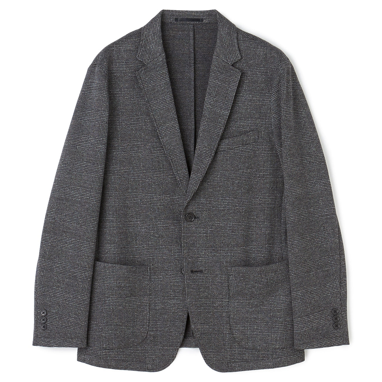 睡西衣 Premium Jersey Glen-plaid外套 - Medium灰