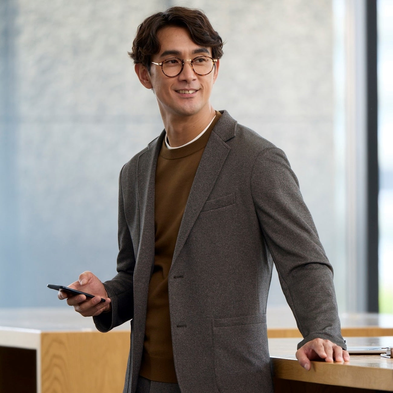 睡西服 Eco-Friendly Premium外套 - Brown_01