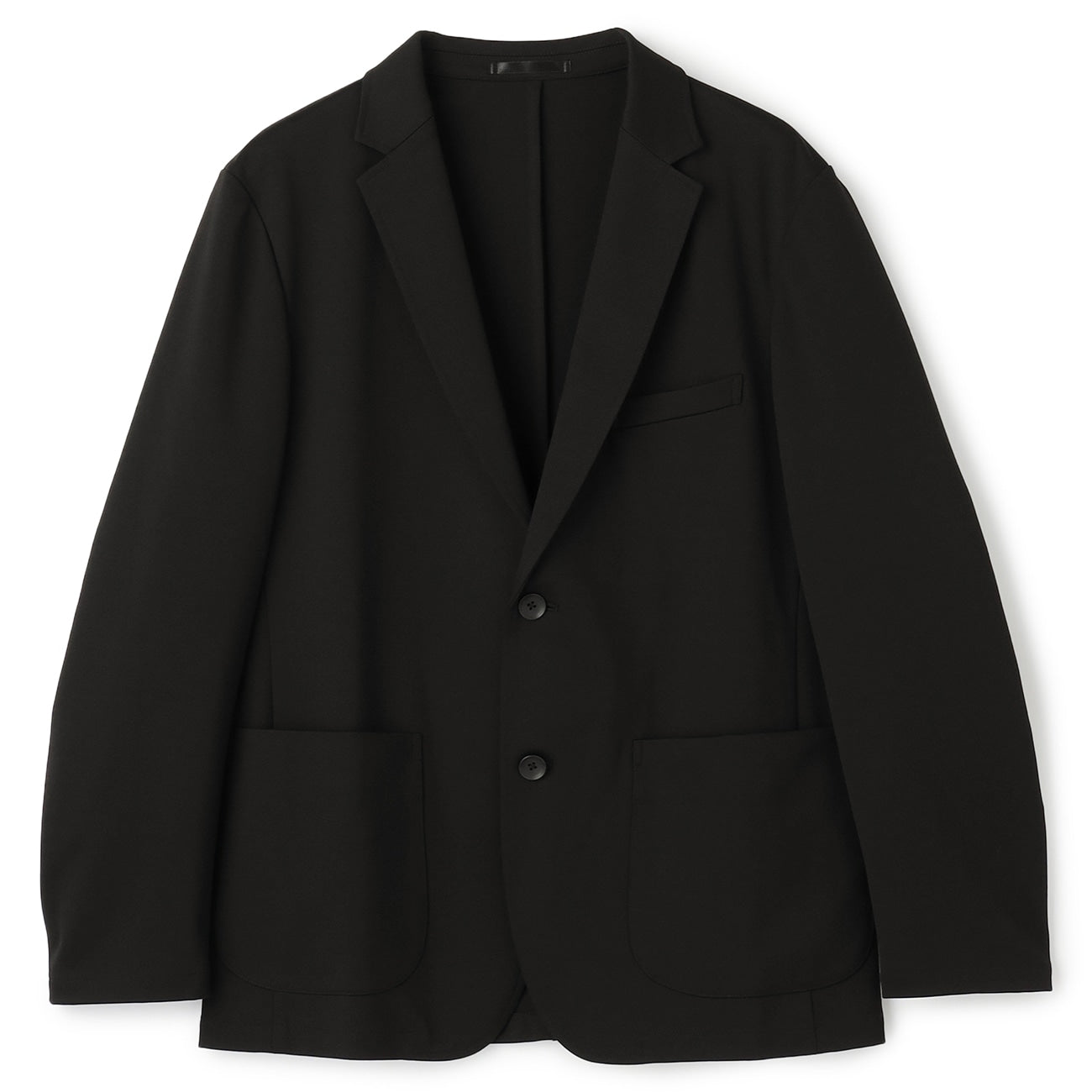 睡西服印花外套 - Black_01