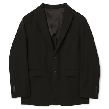 Washable Wool-Like Black Tailored Jacket_01