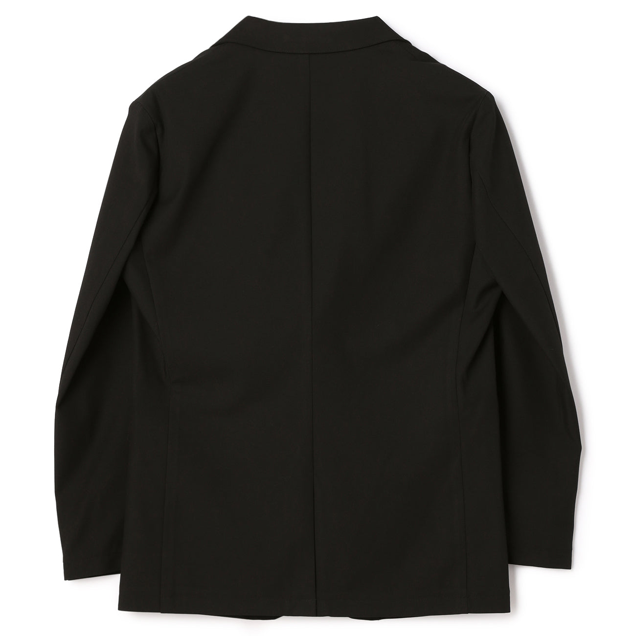 Washable Wool-Like Black Tailored Jacket_04