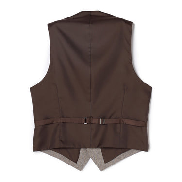 Bishu Light Homespun Fabric Vest -05