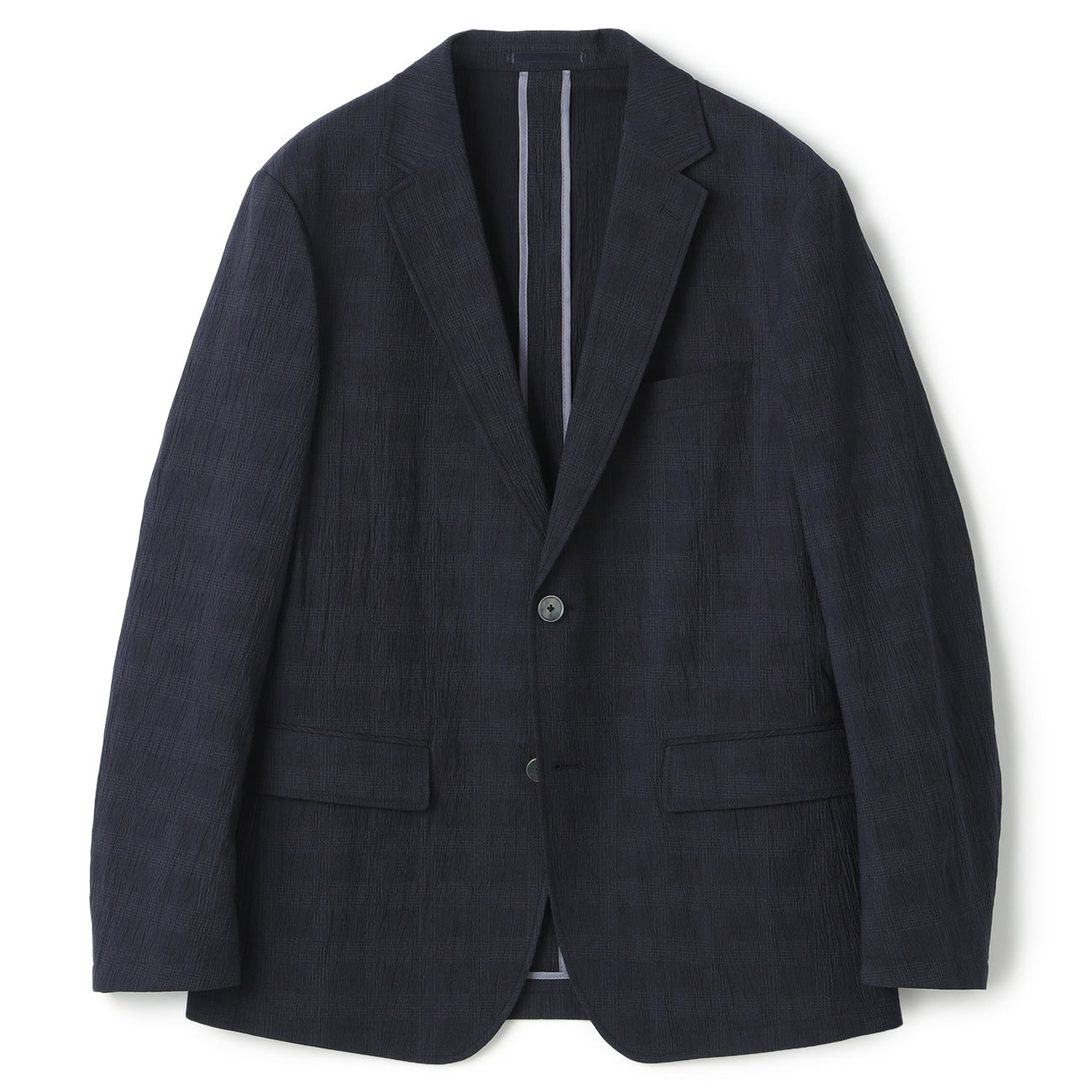 Pajama Suits Aircool Crepe Stretch Jacket - Navy_03