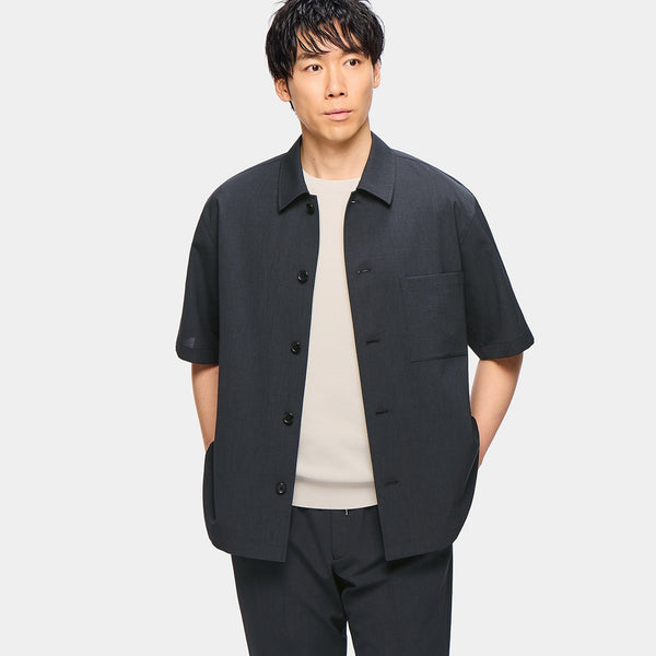 ジャケット・アウター EAPHI LINEN LIKE OVER JACKET Linen-Like Shirt Jacket [A23_G261Q810] | AOKI GLOBAL