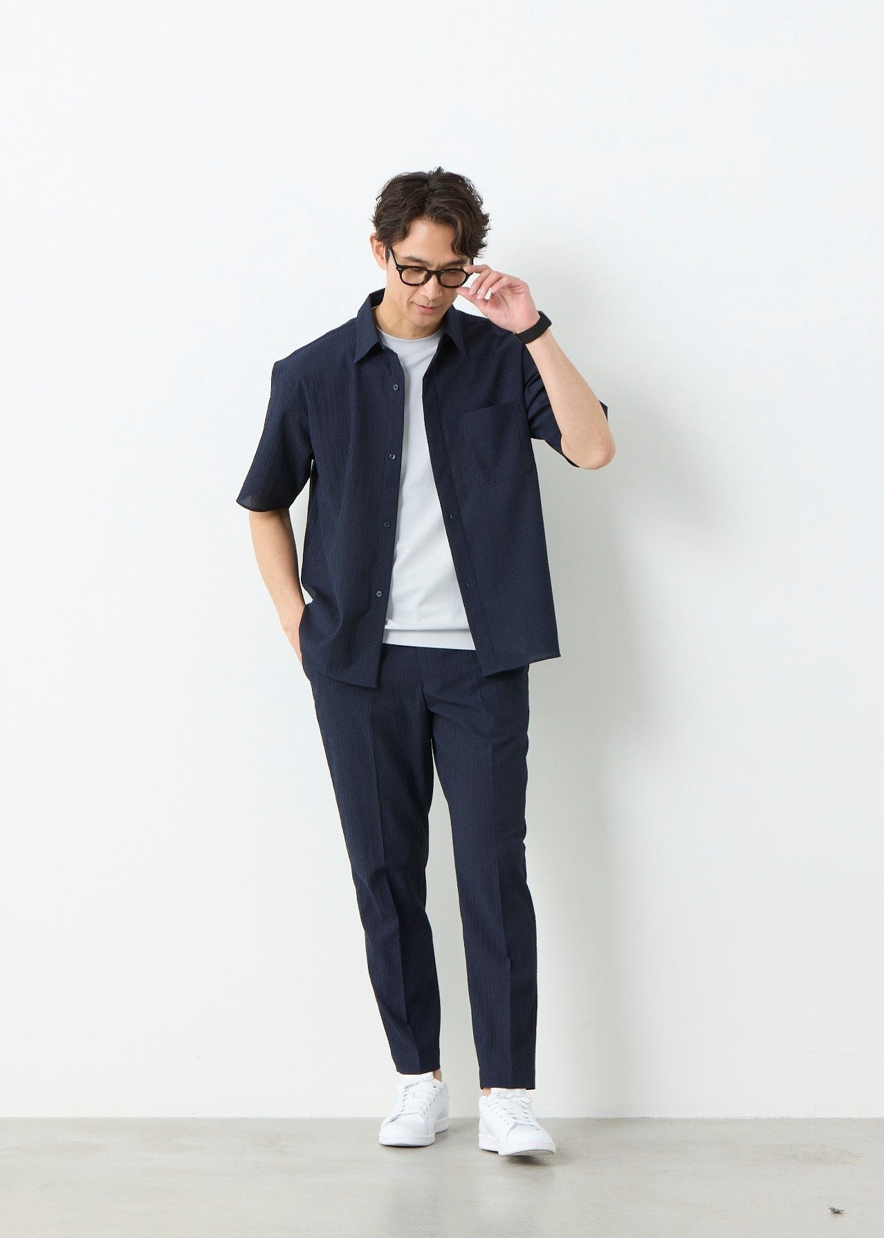 睡西衣Aircool 经编泡泡纱 泡泡纱 Shirt外套