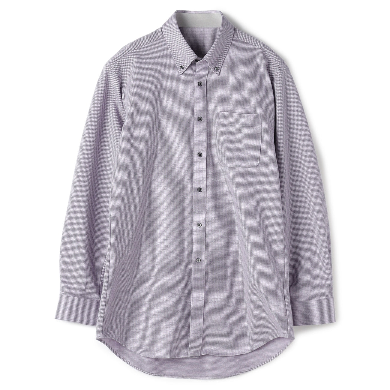 Bizknit Non-iron Button-down Shirt - Gray_01