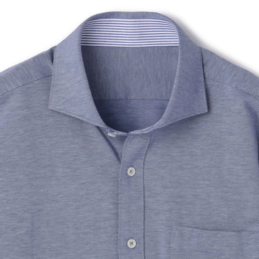 Bizknit Non-iron Cutaway Shirt - Navy_03