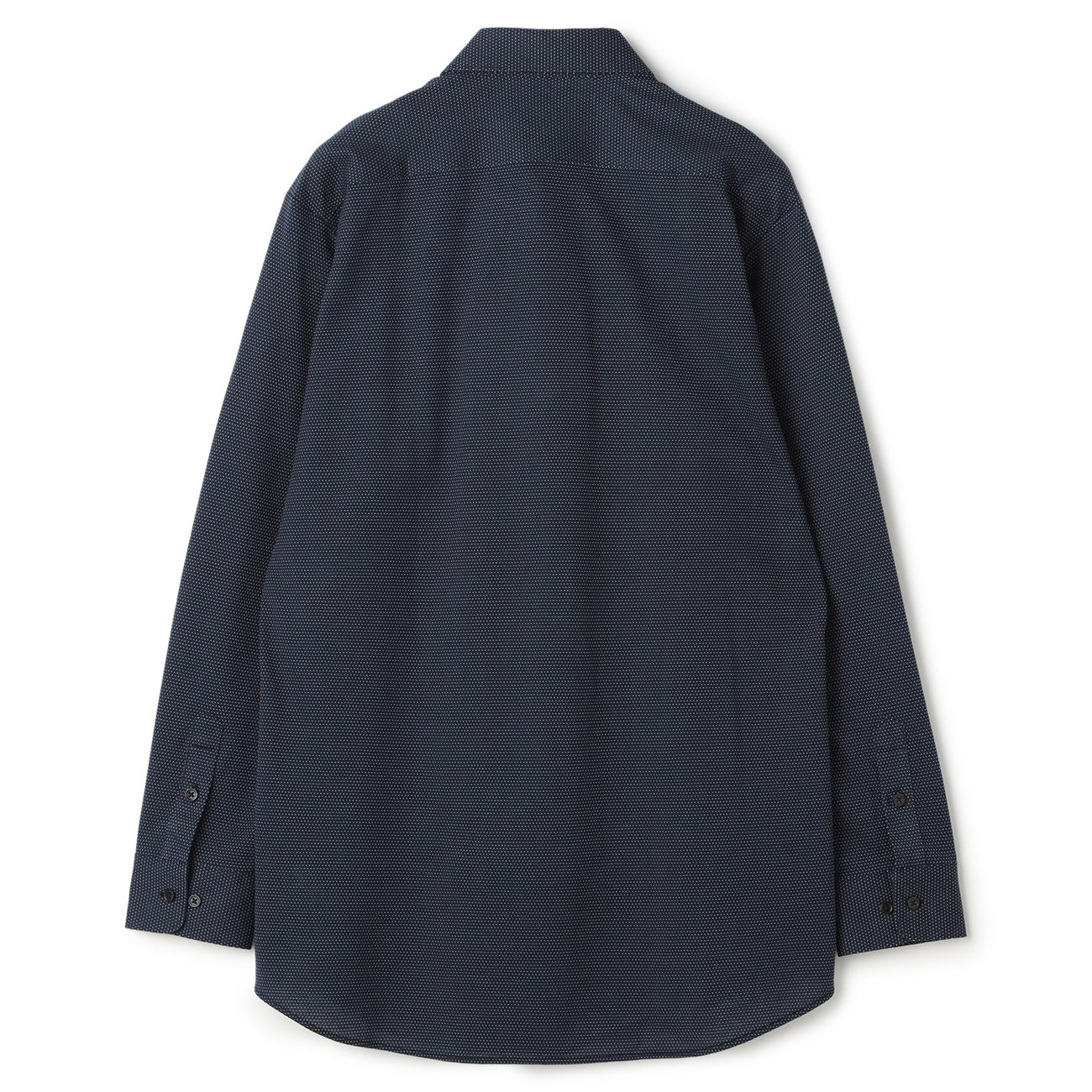 Bizknit免熨烫 弹力钮扣领衬衫 -深蓝