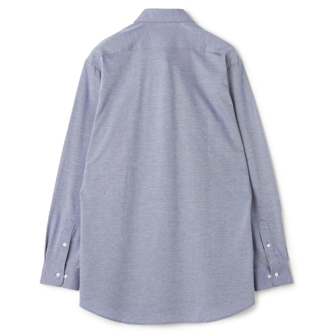 Bizknit免熨烫 弹力钮扣领衬衫 - 蓝色_04