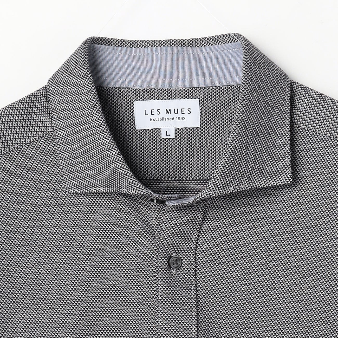 Bizknit免熨烫 弹力温莎领 衬衫 -浓灰 灰