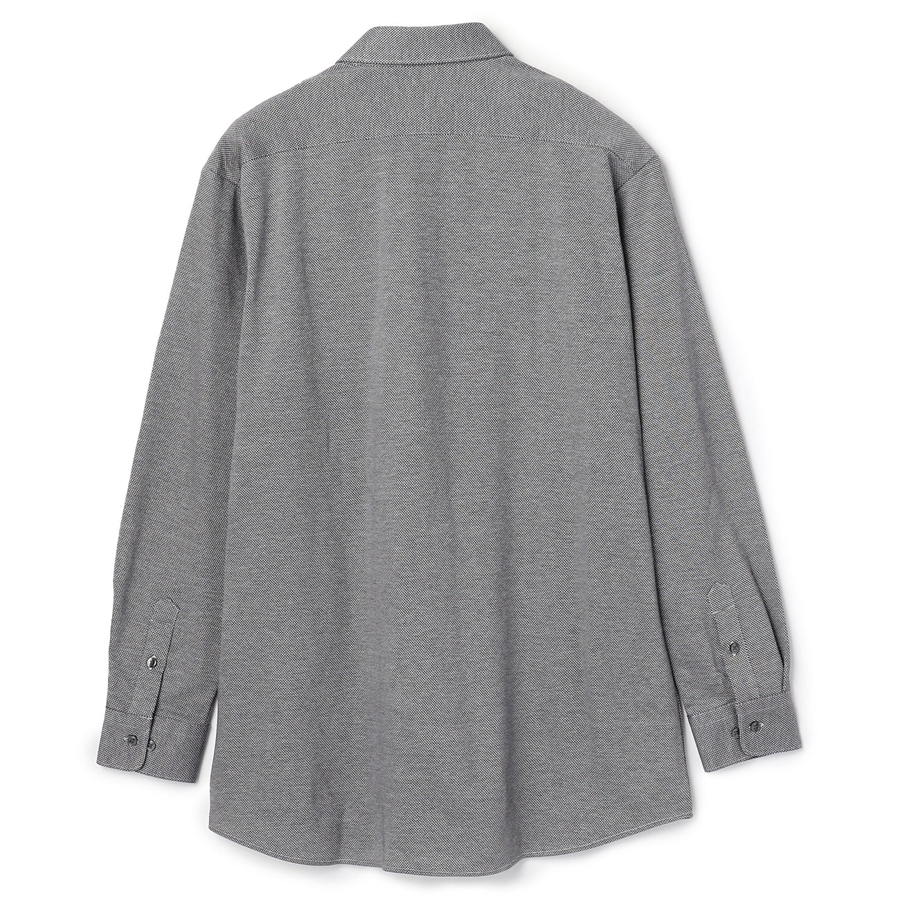 Bizknit免熨烫 弹力温莎领 衬衫 -浓灰 灰