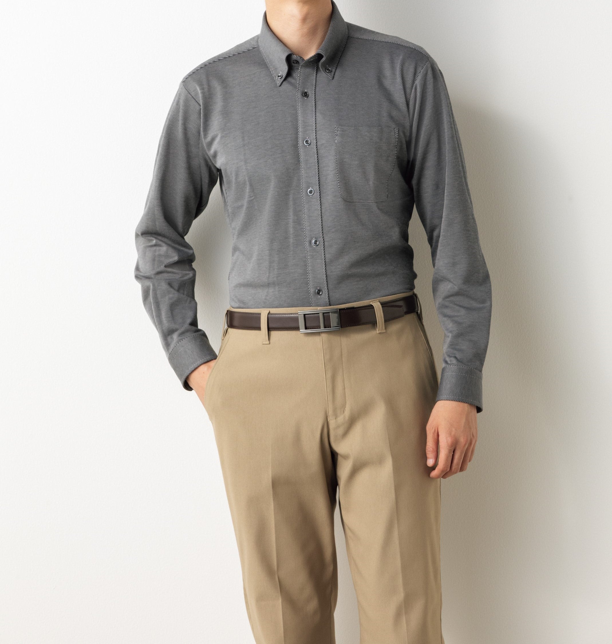 Bizknit Non-iron Button-down Shirt_02