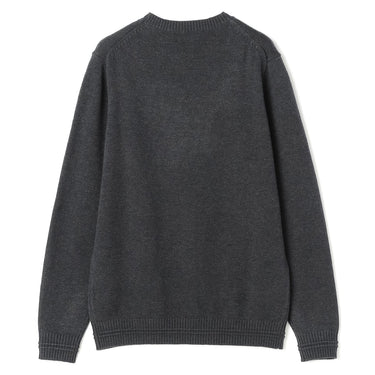 Middle-gauge Crew Neck Sweater_08