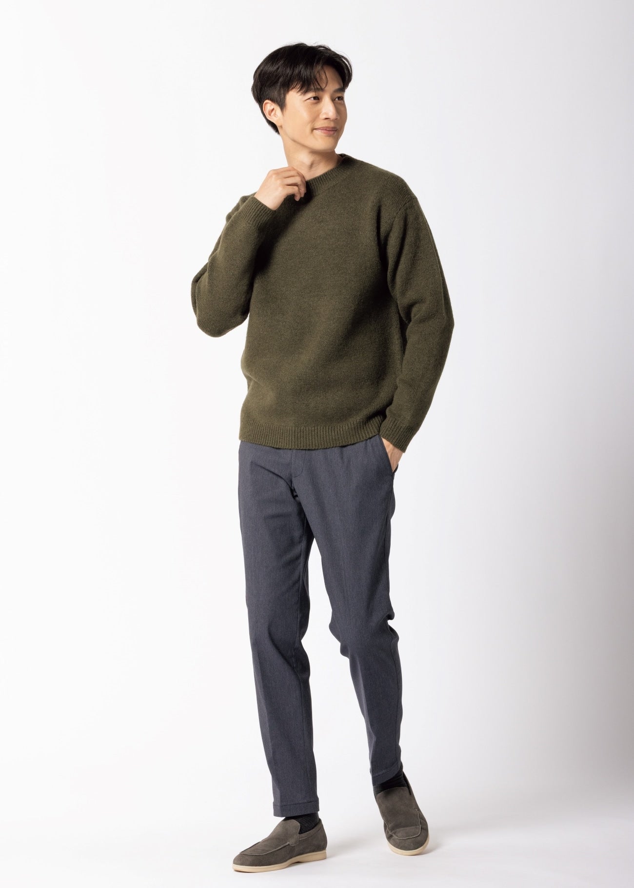 中厚圓領毛衣_12