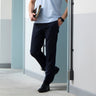 Pajama Suits Aircool Jacquard Jersey Pants - Navy_01