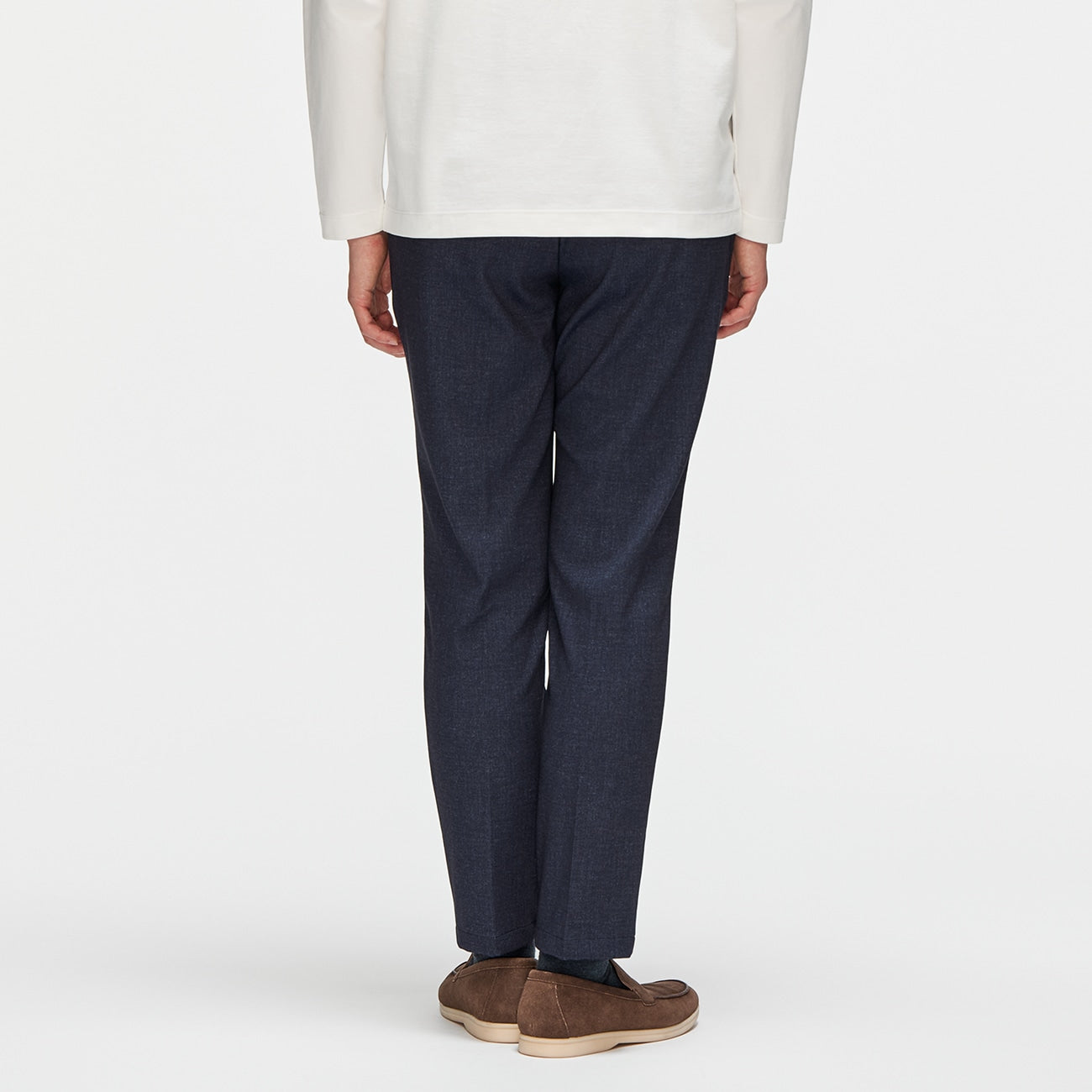 睡西裝 Printed Jersey Pants -深藍