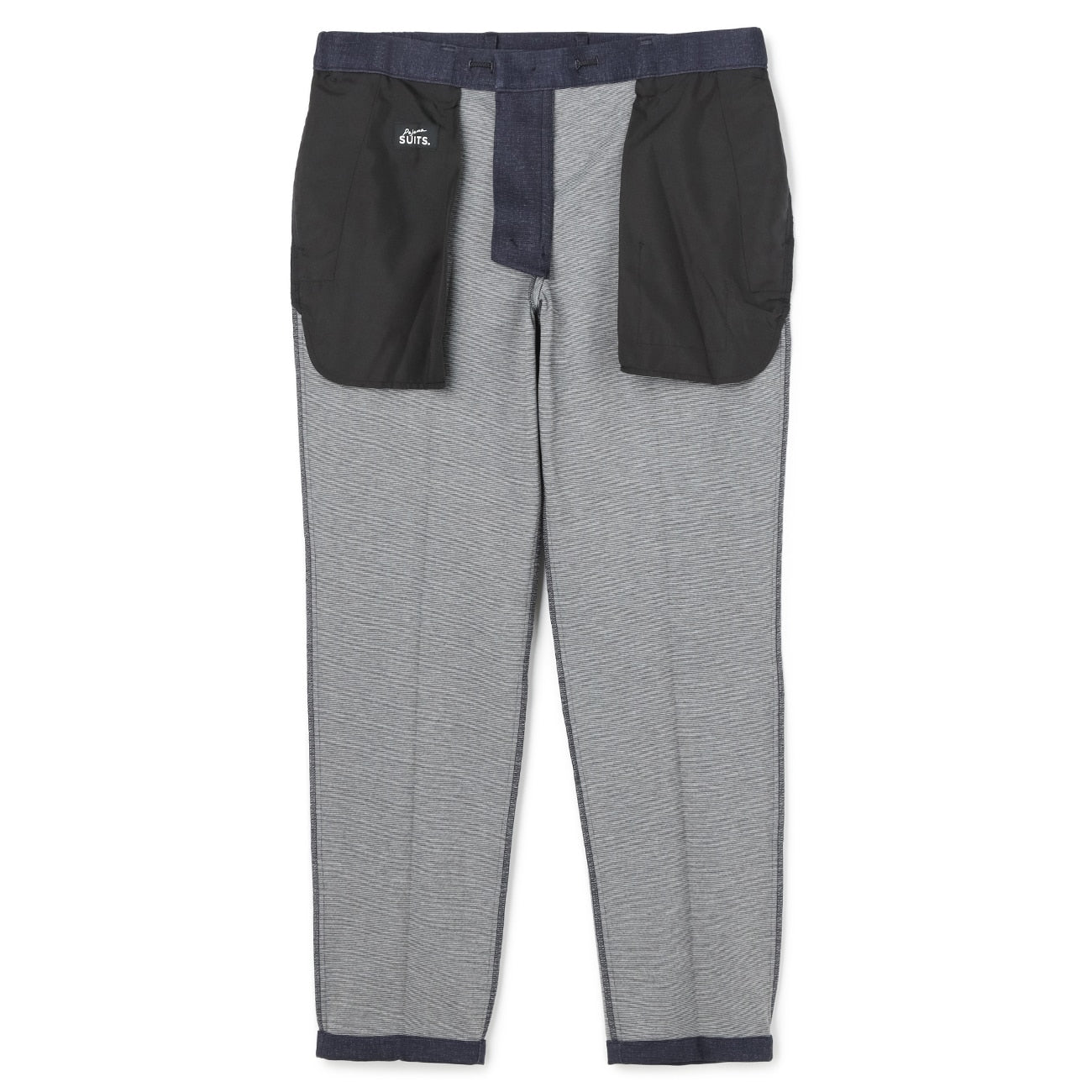 睡西裝 Printed Jersey Pants -深藍