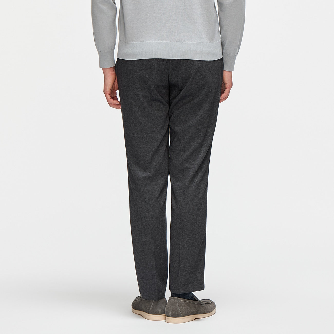 睡衣西裝 Printed Jersey Pants -灰