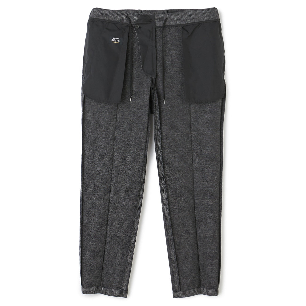 睡西衣裝 Premium Jersey Glen-Plaid Pants - Medium灰