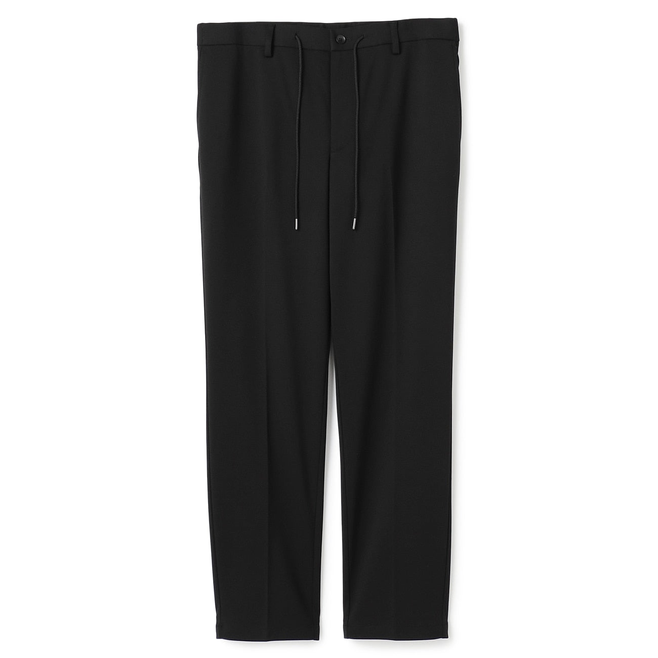 睡西服印花针织长裤 - 黑色_01