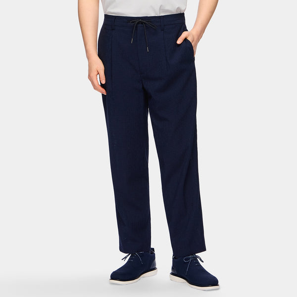 Pajama SUITS SUPER Aircool Tricot Seersucker Pants - Navy
