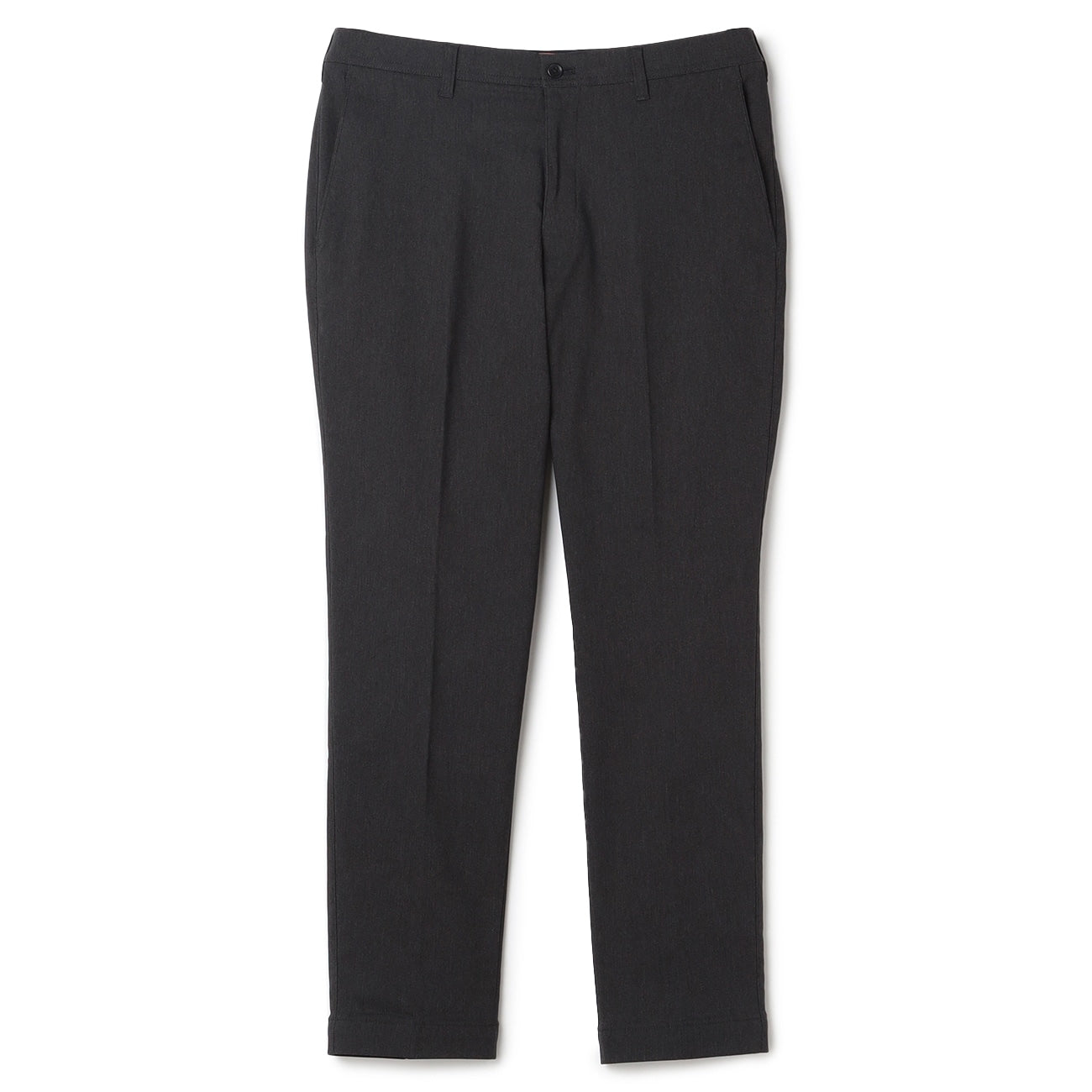 Adjustable Hem Stretch Tapered Herringbone Pants -04