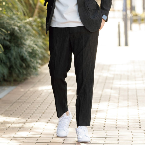 Pajama Suits Aircool Crepe Stretch Pants - Black