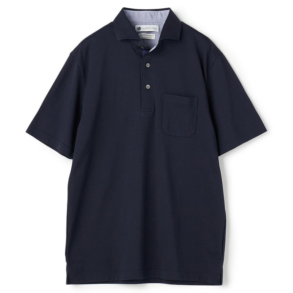 【日本入手困難】Striped cotton polo shirt Autumn New Long Sleeve Polo Shirt Men Japanese Retro Loose