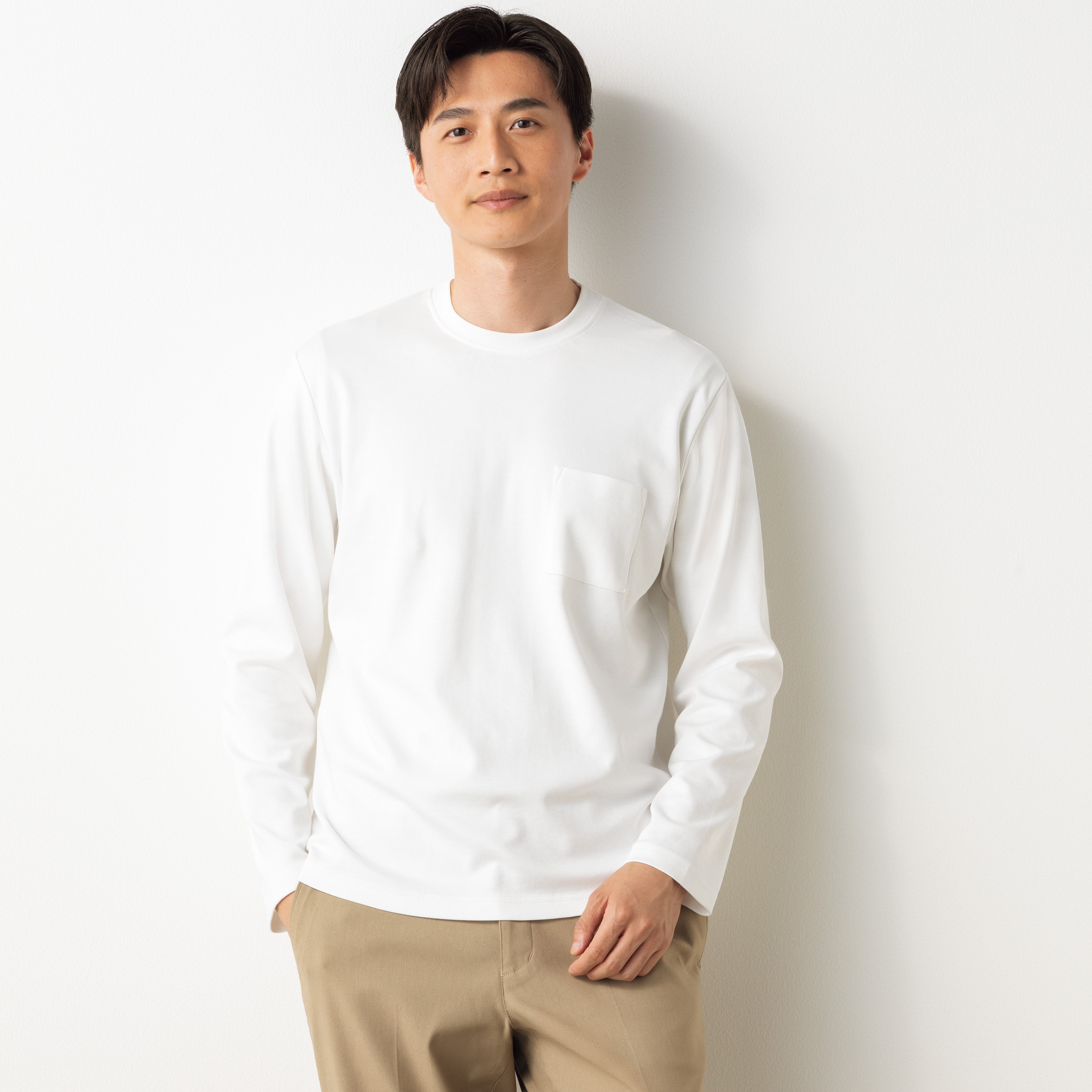 Slope Neck T-Shirt_01