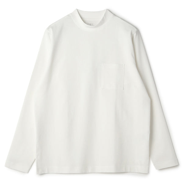 メンズウェア RUN SWG MOCK NECK TEE, WHITE メンズウェア RUN SWG MOCK NECK TEE, WHITE RUN SWG MOCK NECK