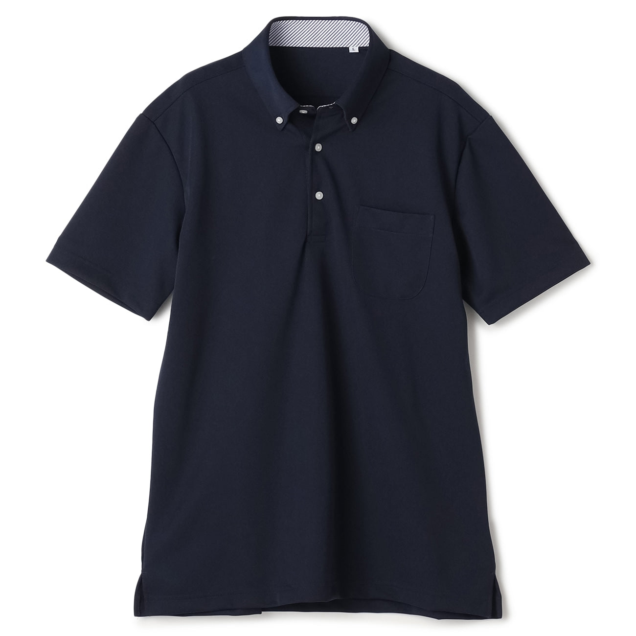 Biz PoloAircool 钮扣领衬衫 Polo Shirt -深蓝