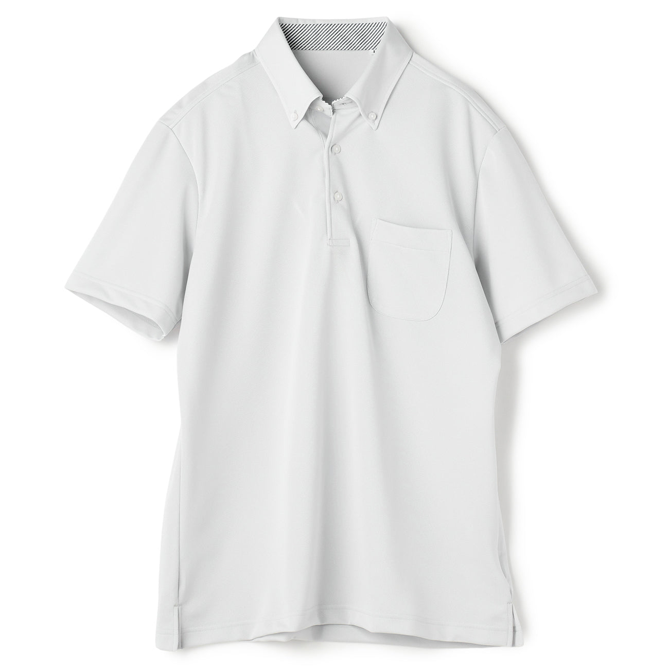 Biz PoloAircool 钮扣领衬衫 Polo Shirt - Light灰