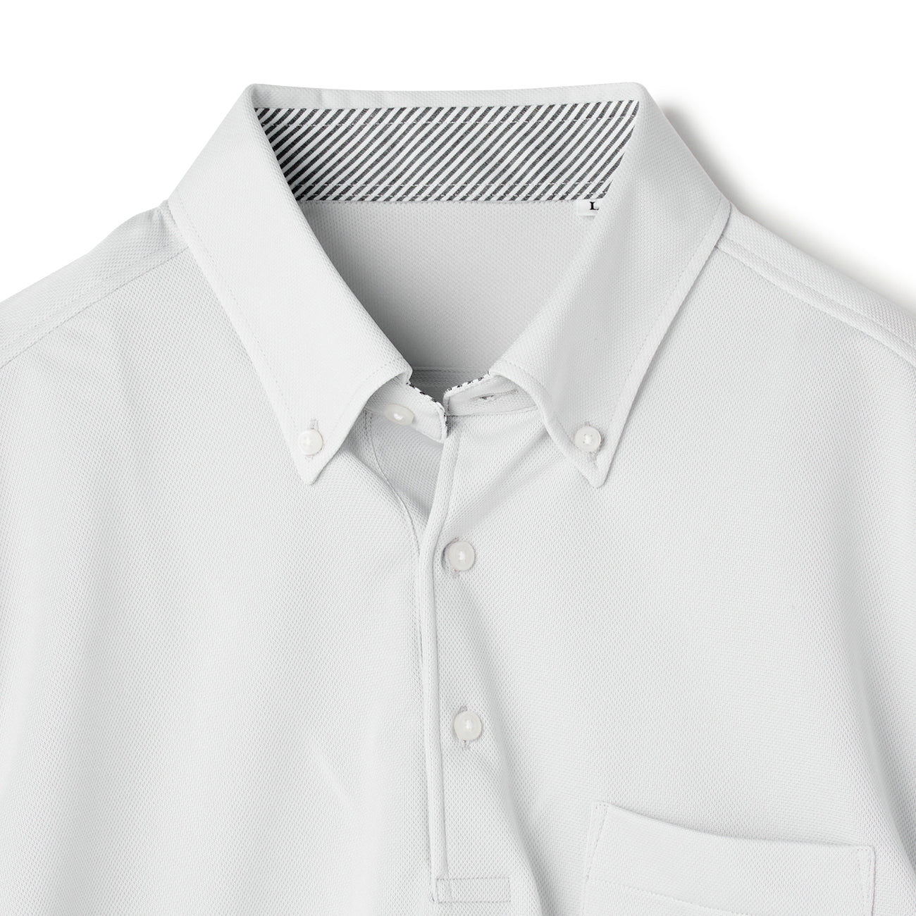 Biz PoloAircool 钮扣领衬衫 Polo Shirt - Light灰