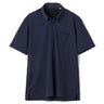 Biz PoloAircool 钮扣领衬衫 Moss缝缀 Polo Shirt -深蓝