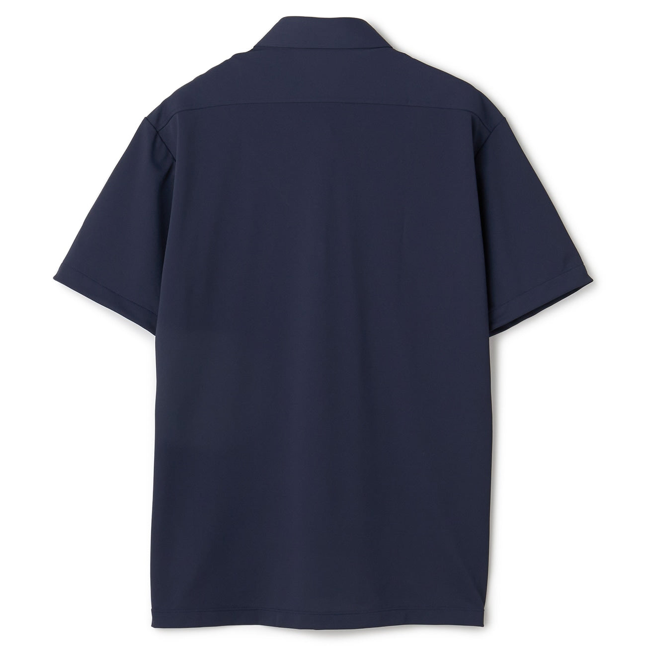 Biz Polo Aircool Button-down Moss Stitch Polo Shirt - Navy_04
