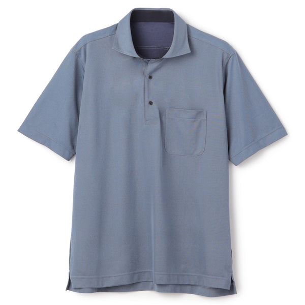 SUPER Aircool Non-Iron Stretch Spread Collar Polo Shirt