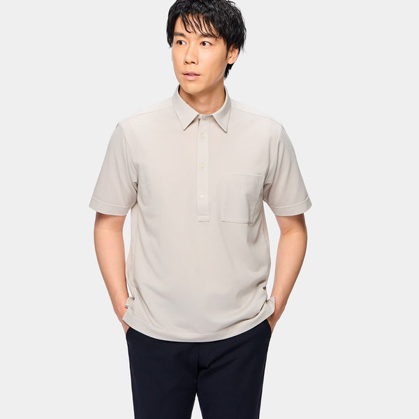 SUPER Aircool Stretch Pique Point Collar Polo Shirt [A28_6NLWPL2