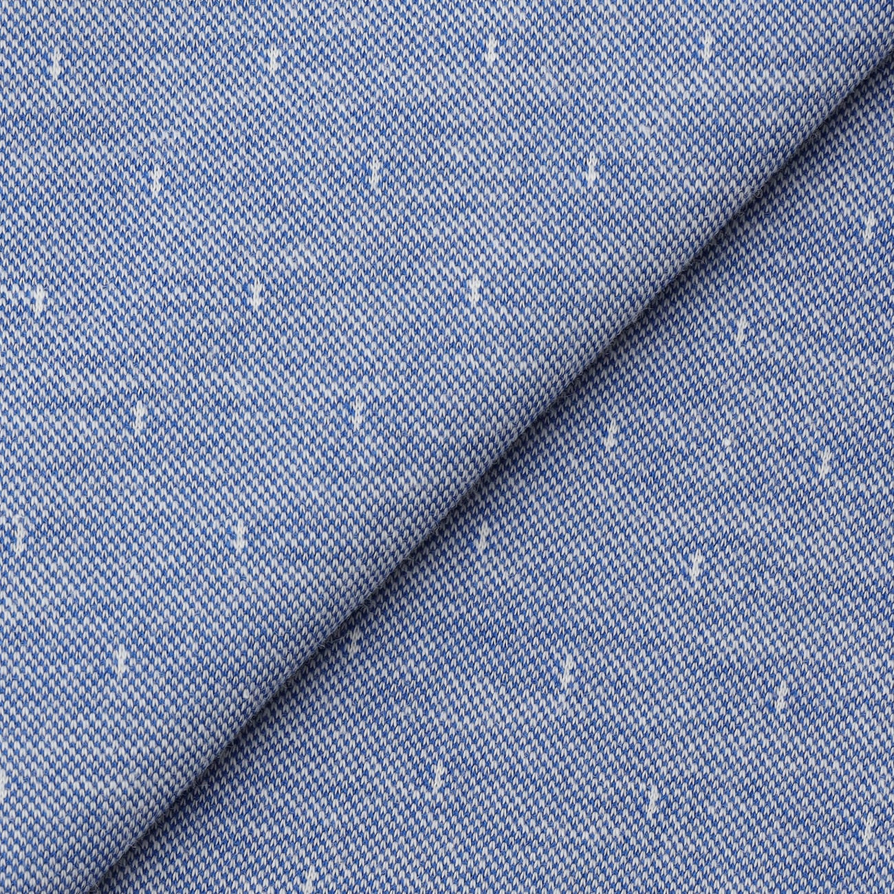 Biz PoloAircool 钮扣领衬衫 Dobby Polo Shirt - Blue_02