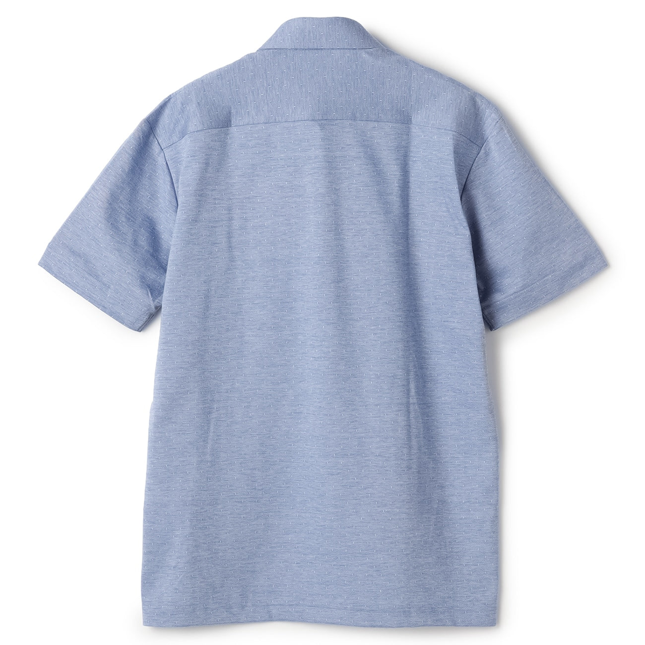 Biz PoloAircool 钮扣领衬衫 Dobby Polo Shirt - Blue_04