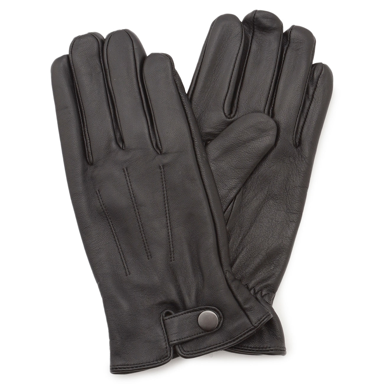 Touchscreen Lambskin Gloves -01