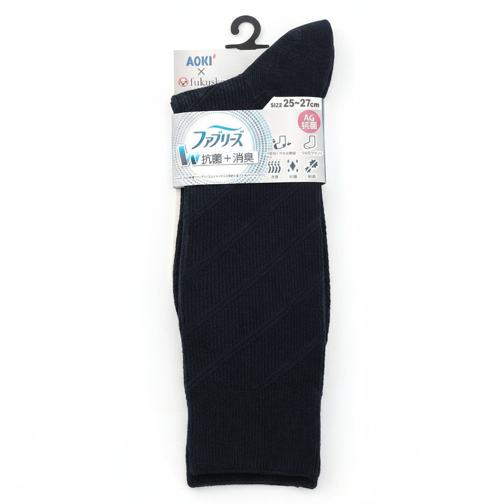 抗菌除臭剂 对角线条纹袜子