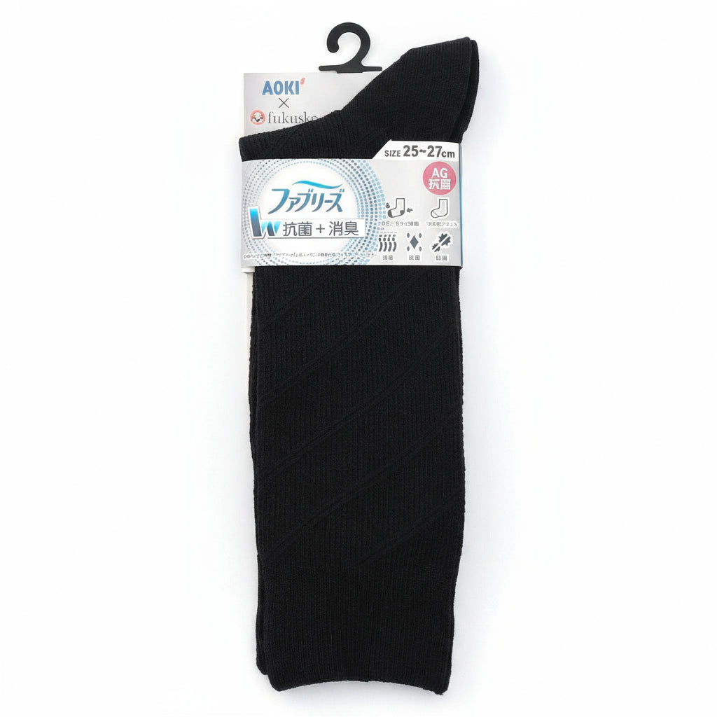 抗菌除臭剂 对角线条纹袜子