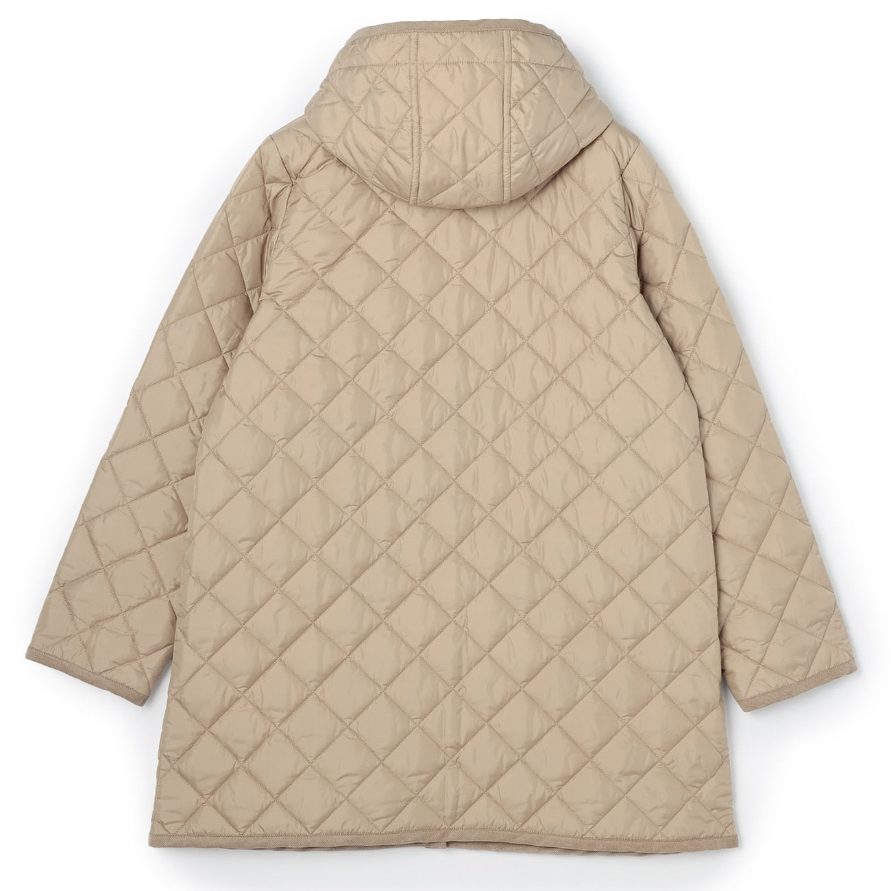 轻量款式保暖中长款绗缝大衣_08